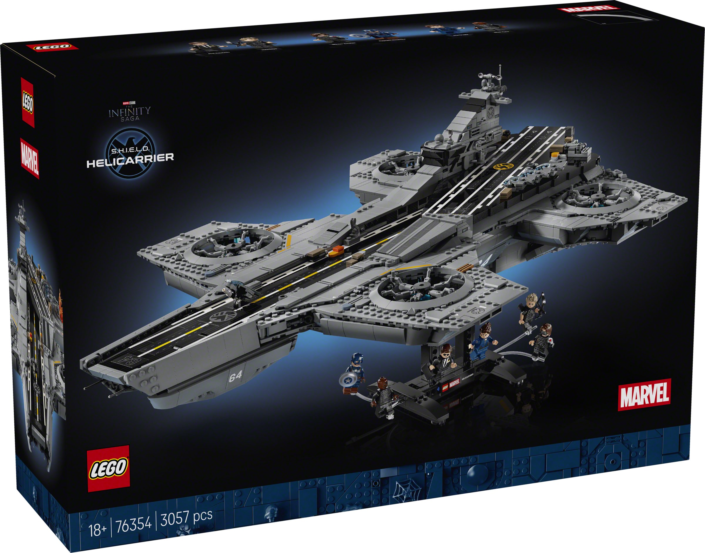 LEGO Marvel Super Heroes 76354 S.H.I.E.L.D. Helicarrier revealed